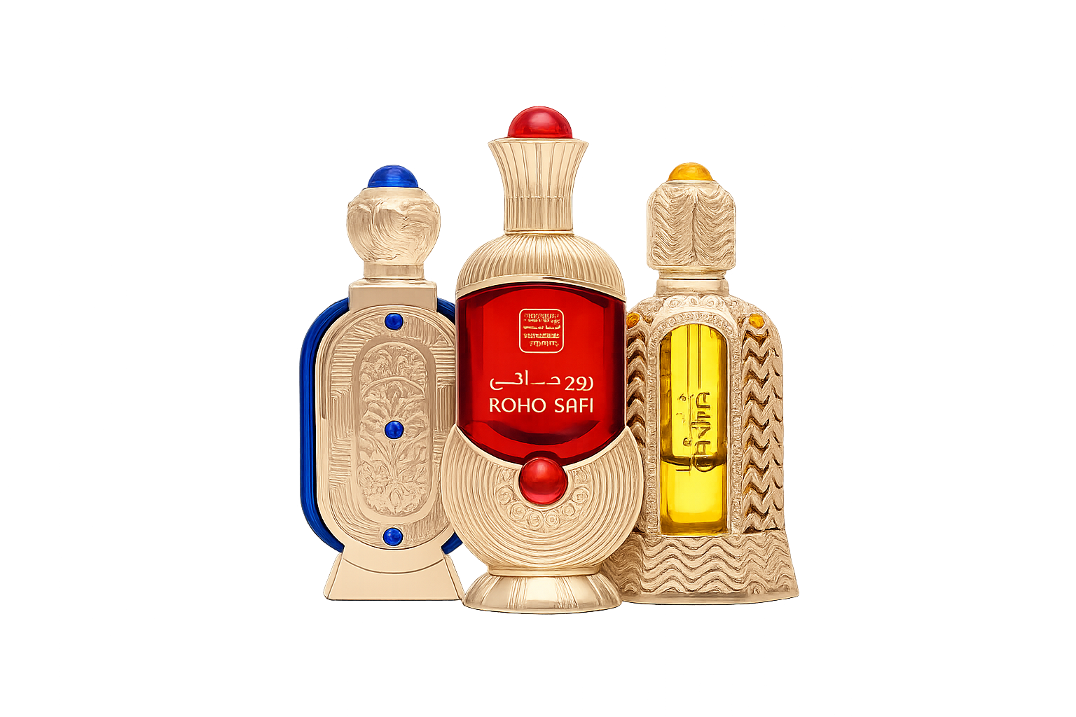 BUY 1 GET 2 FREE ROHO SAFI AND GAMINA AND NAWAL PERUME 100ml
