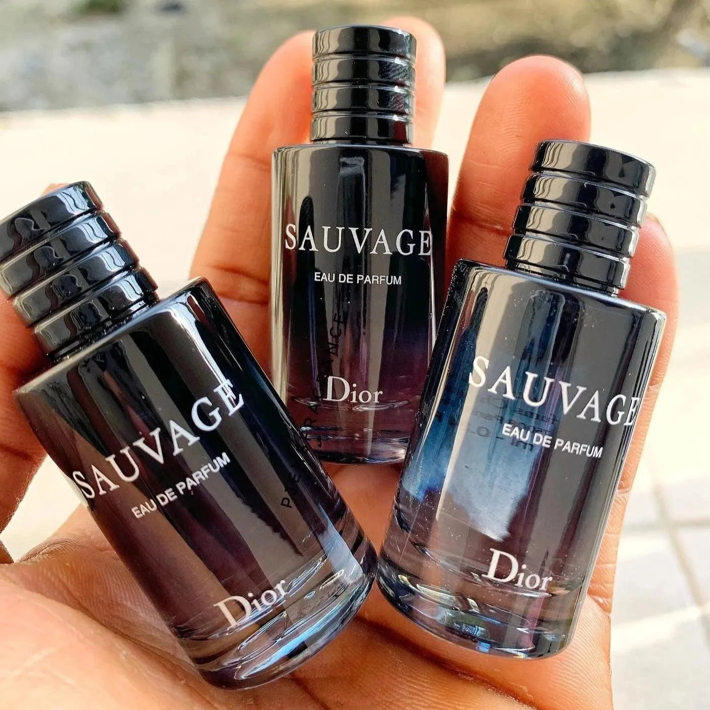 DIOR SAUVAGE 3 IN 1 PERFUME GIFT SET FOR MEN 100ml