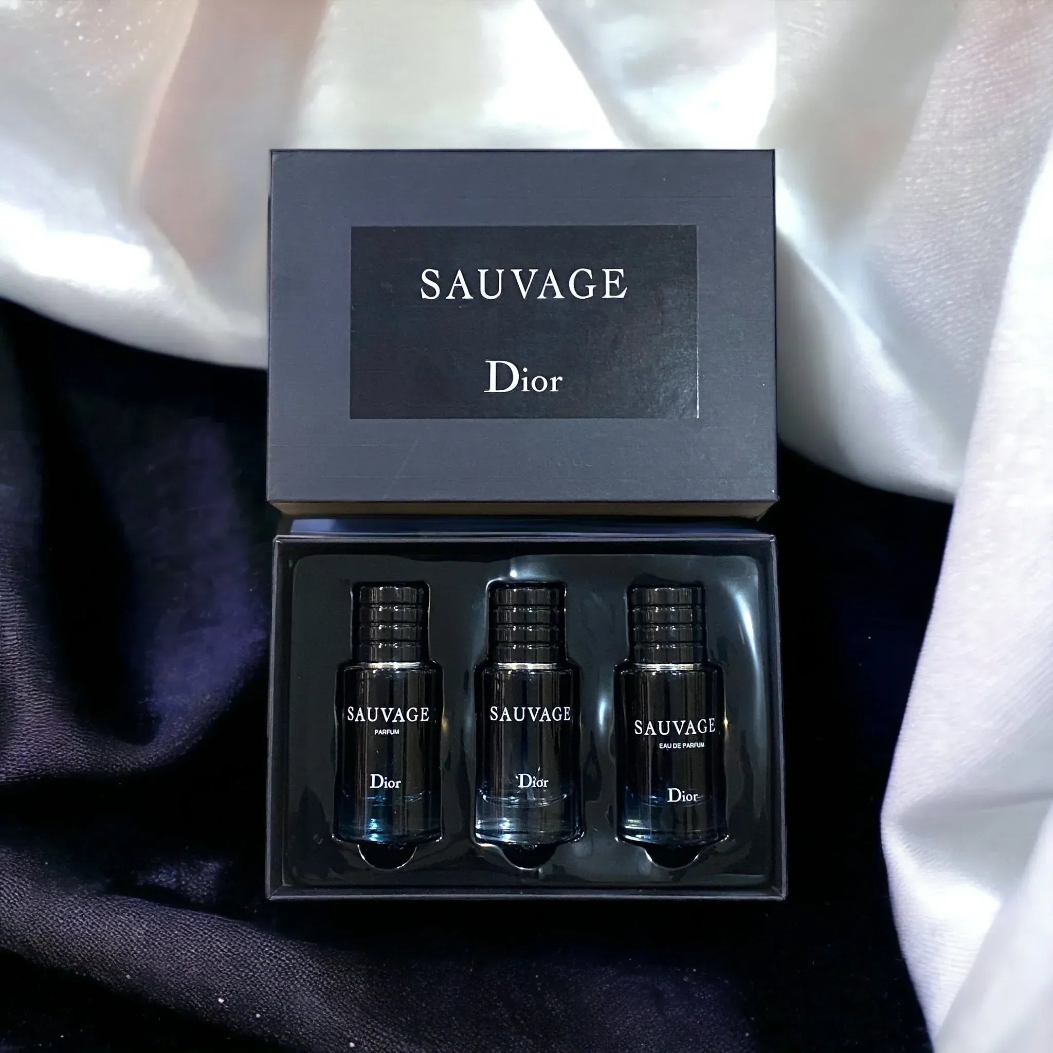 DIOR SAUVAGE 3 IN 1 PERFUME GIFT SET FOR MEN 100ml