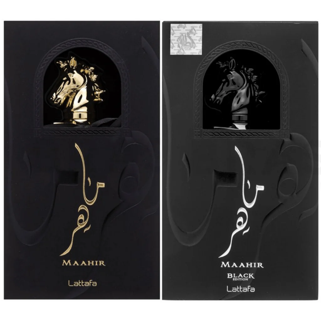 BUY 1 GET 1 FREE MAHIR BLACK AND MAHIR LEGACY PERFUME BY LATTAFA 100ml